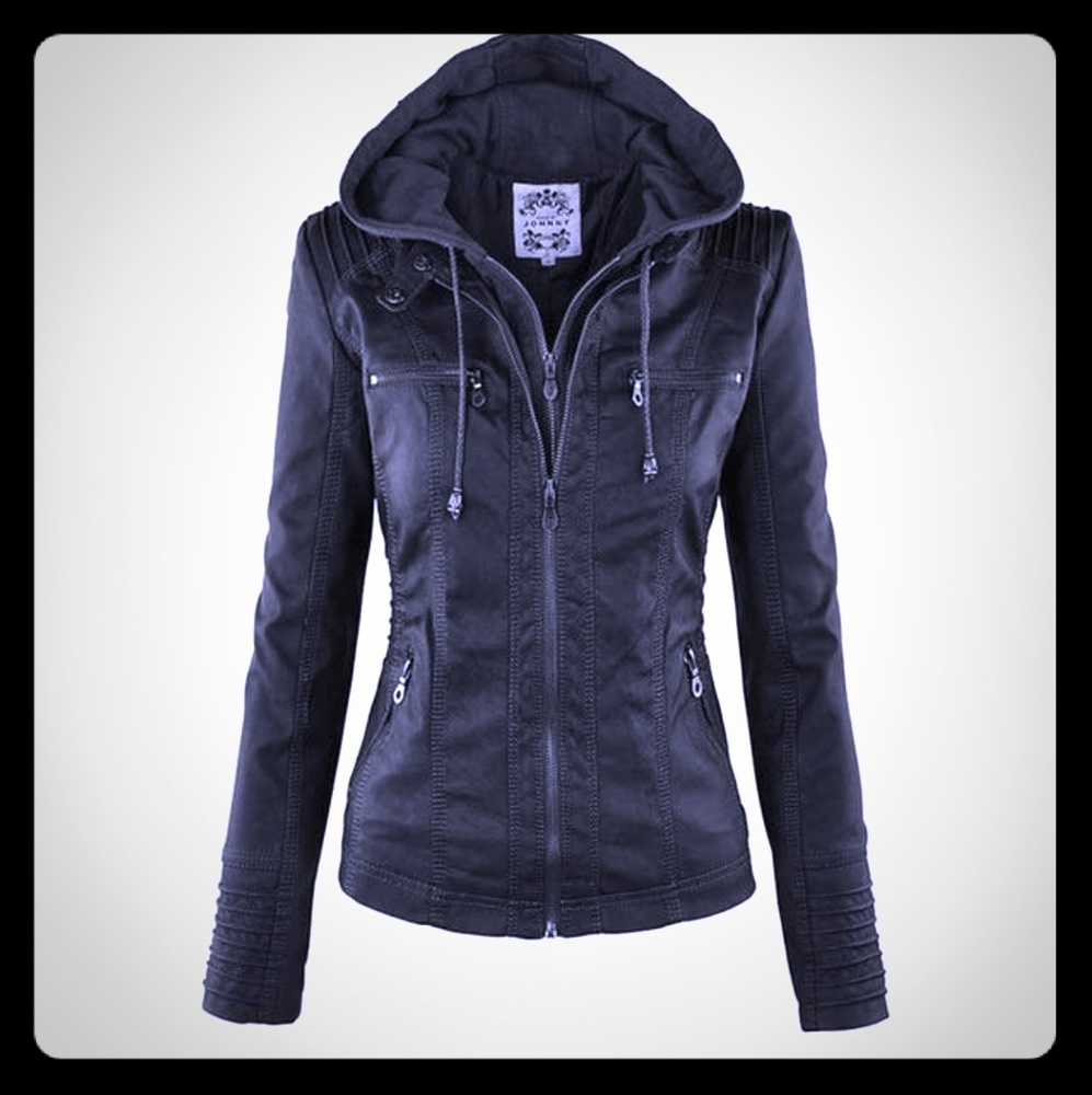 Faux Leather Jacket